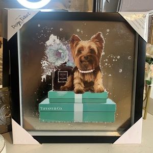 Design District Studio Yorkie shadow box frame